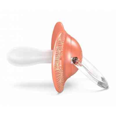 Пустышка Suavinex Gold Edition физиологическая, +18 мес. оранжевая (307863) Винница