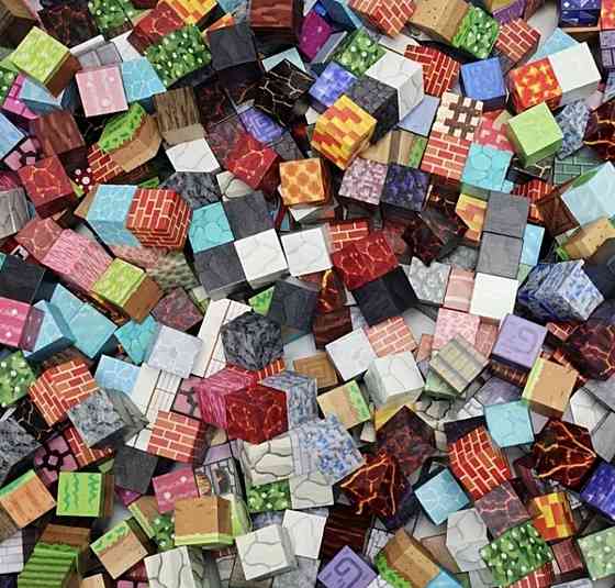 Магнітні блоки майнкрафт, конструктор, minecraft, магнитный ,my word. Київ