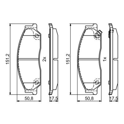 Тормозные колодки Bosch 0986495402 Винница - изображение 1