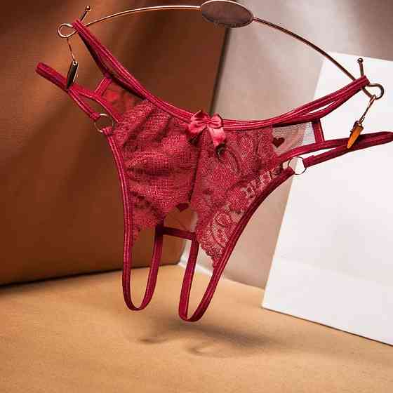 Трусики з розрізом 42 бордовий Київ