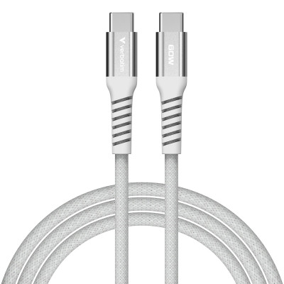 Дата кабель USB-C to USB-C 1.2m Magnetic 60W gray Verbatim (31850) Вінниця - фото 1