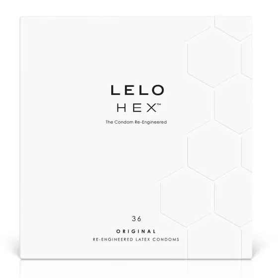 Презервативи LELO HEX Condoms Original 36 Pack, тонкі та суперміцні Львов