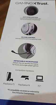 Гарнитура Trust GXT 498 FORTA for PS5 White. Киев