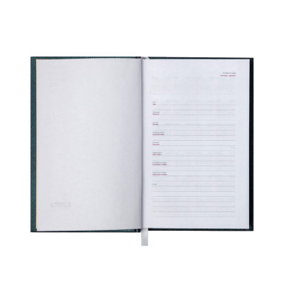 Тижневик Buromax недатований Amazonia А6 з шт. шкіри на 288 сторінок Чорний (BM.2612-01) Вінниця - фото 3