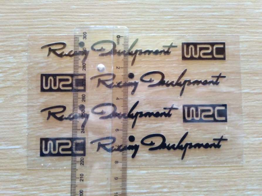 Наклейки на ручки Wrc Черная номер 4 , диски, двор Киев - изображение 3