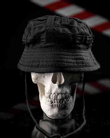 Тактична панама чорна 7.62 ВТ1156 Одеса