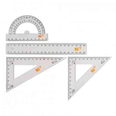 Линейка Yes набор 4 предмета линейка 20 см (370262) Винница
