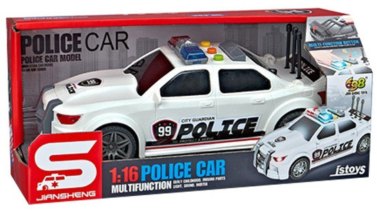Игрушка CARS S Полицейская машина белая 1:16 (CJ-2924206) (7120438) Киев - изображение 1