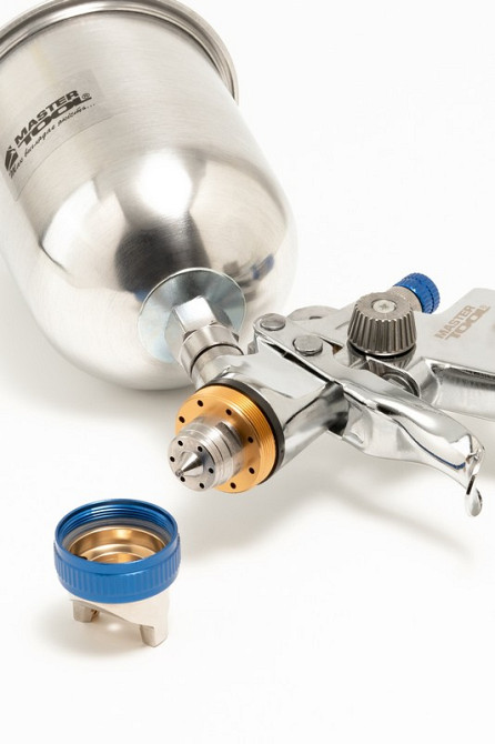 Фарбопульт пневматичний MASTERTOOL HVLP AERO ВАЛБ 600 мл Ø 1,4 мм круглий/плоский факел 170-260 л/хв 3-4 бар 80-8903 Коломыя - изображение 6