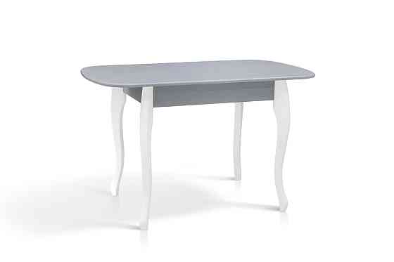Стіл обідній Кантрі (930+300)*670, сірий/білий Київ
