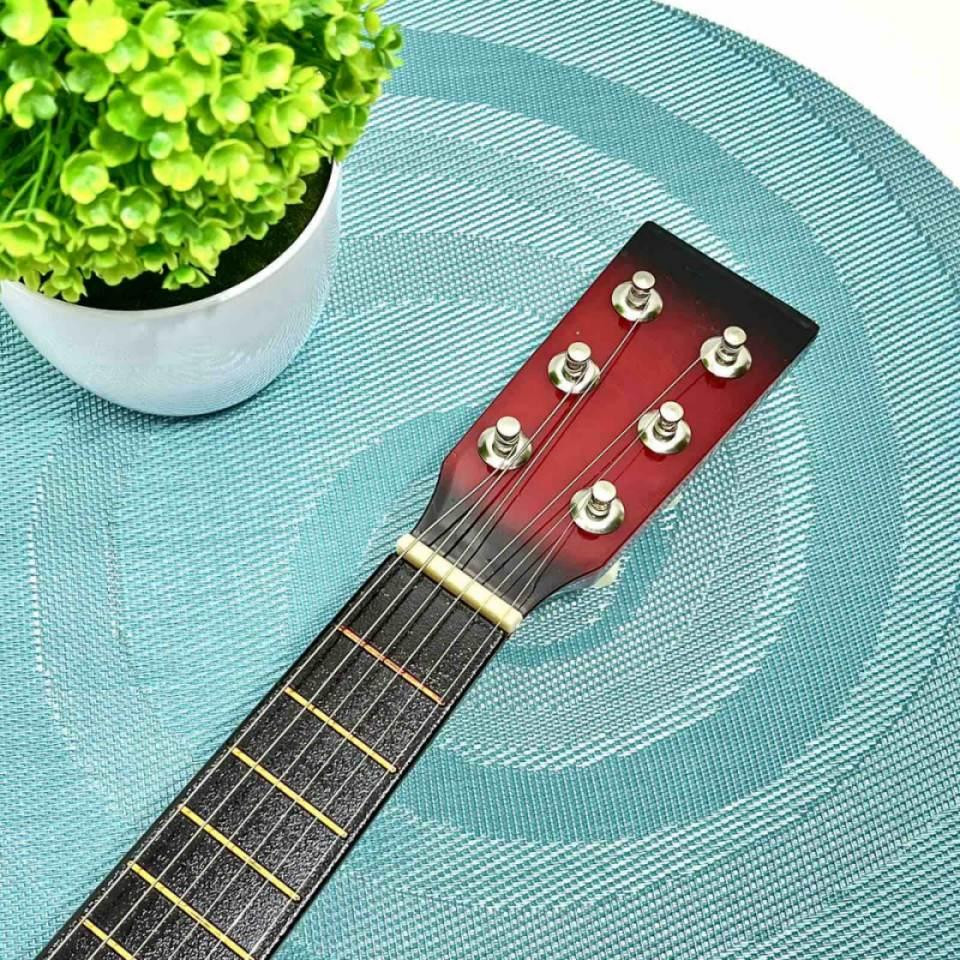 Гітара дерев'яна дитяча 6 струн Червона (M 1369) Чернигов - изображение 9