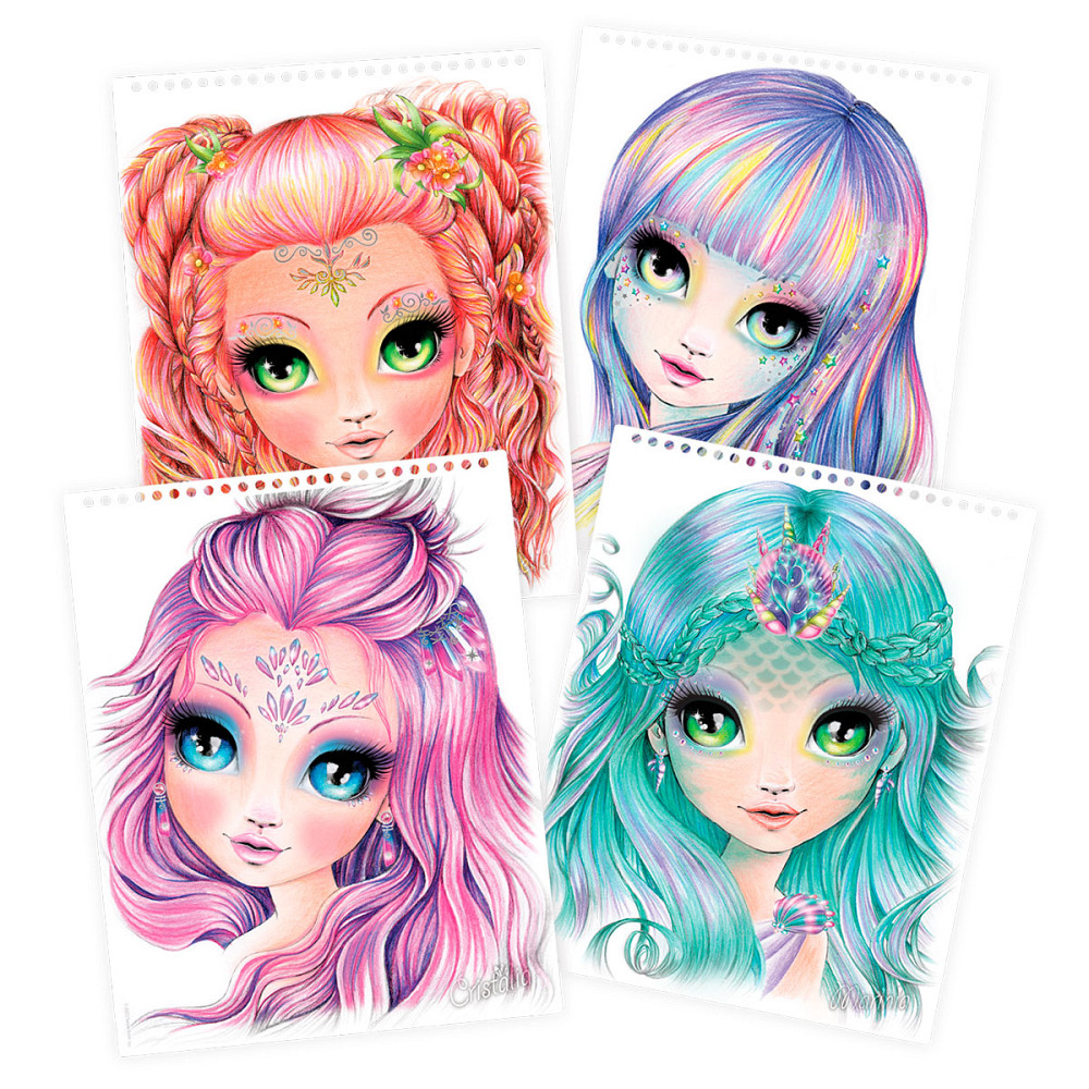 Набір для творчості – Скетчбук: Макіяж, Сяйво Галактик Дніпро - фото 2