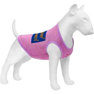 Борцовка для животных WAUDOG Clothes "Смелость" сетка L розовая (303-0231-7) Винница