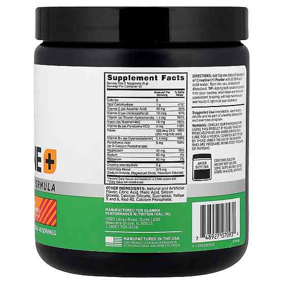 Креатин Optimum Nutrition Creatine+ 360 г, Strawberry Peach Луцк