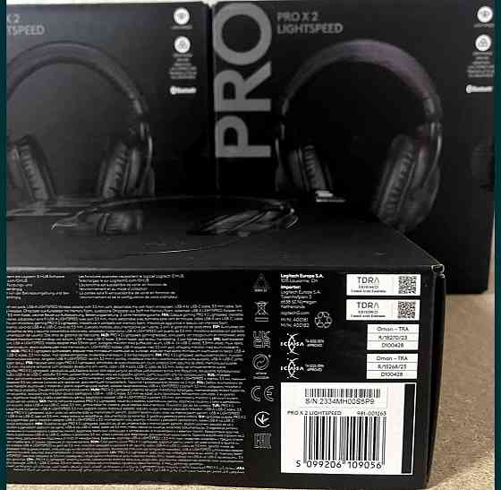 Навушники з Мікрофоном: Logitech G Pro X2 Lightspeed Black. У наявності!! Харків