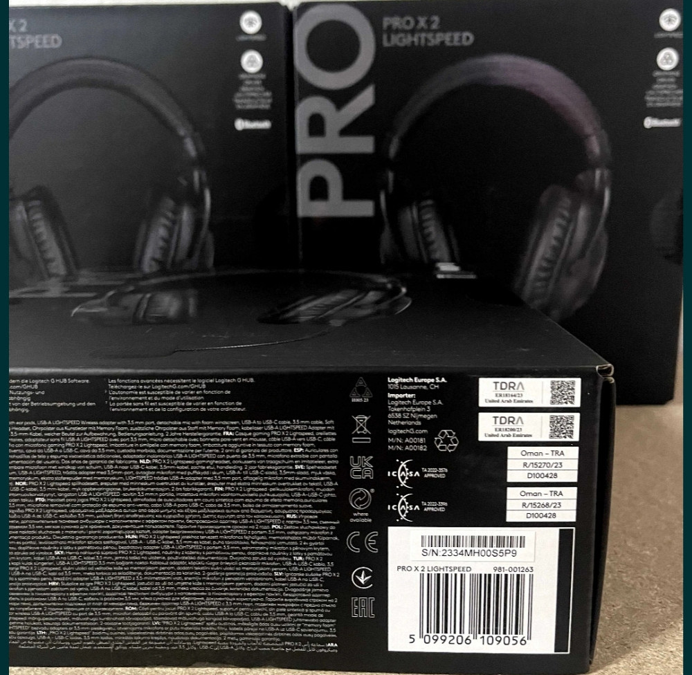 Навушники з Мікрофоном: Logitech G Pro X2 Lightspeed Black. У наявності!! Харків - фото 2