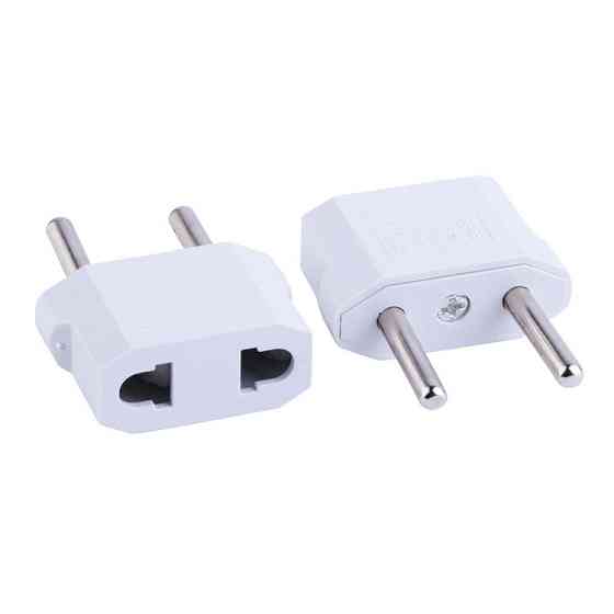 Адаптер для подключения американской вилки к европейской розетке белый Киев