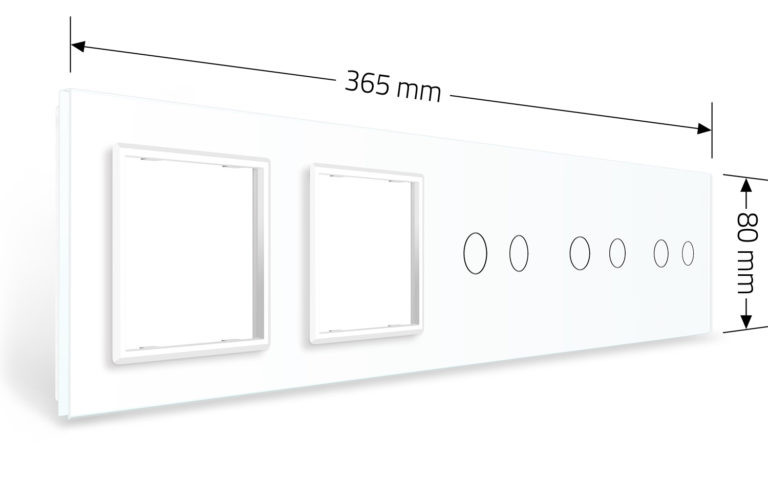 LIVOLO Рамка 5-постова для трьох 2-сенсорних вимикачів і двох розеток (2-2-2-0-0) LIVOLO, загар Коломыя - изображение 2
