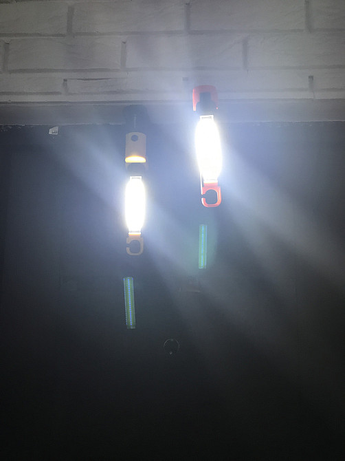 Фонарик кемпинговый на магните Tiross TS-1846 светодиодный мощный питание: 3хААА (3 батарейки) Каменское - изображение 8