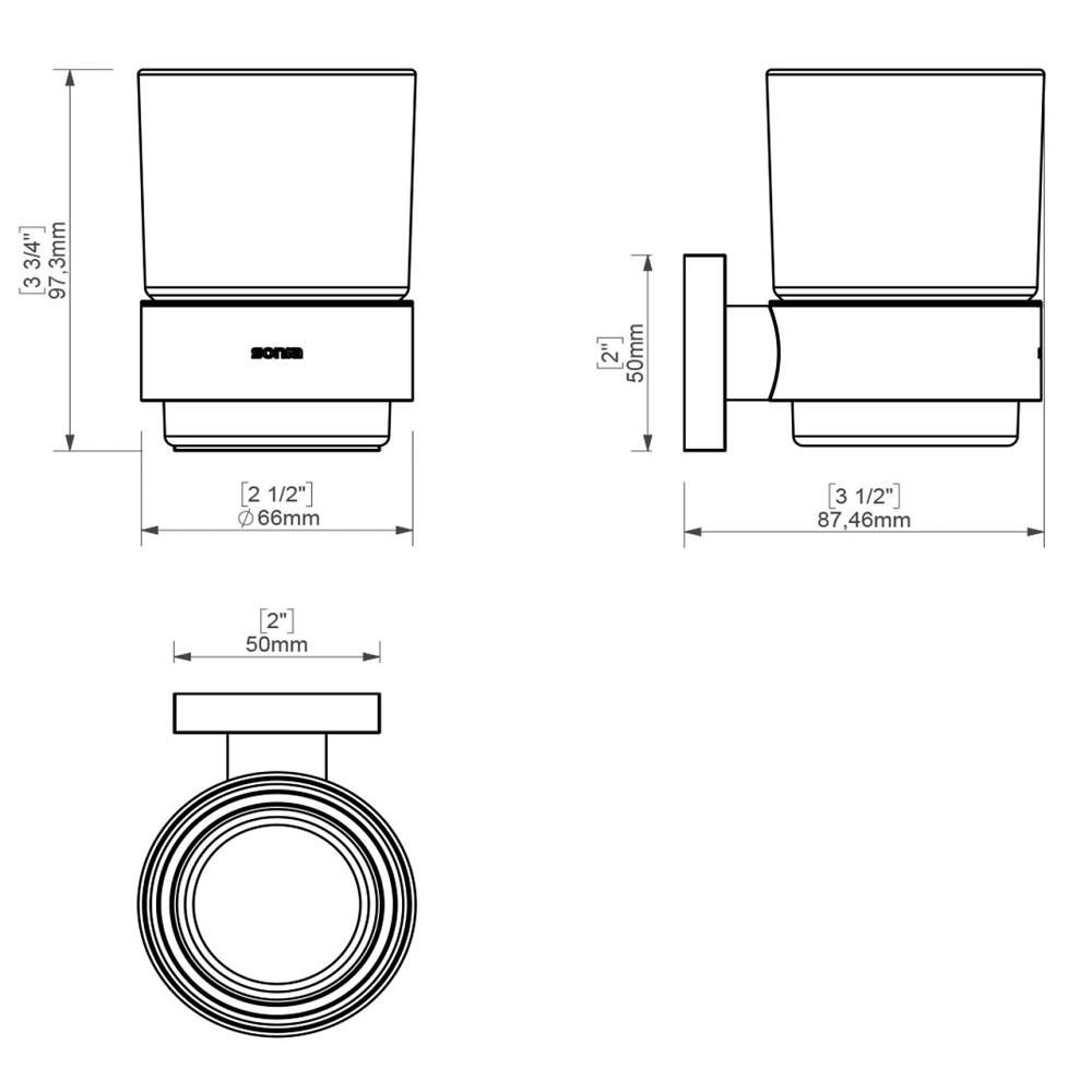 Набор аксессуаров для ванной SONIA LINE KIT ( 5 предметов) 183180 (000026849) Киев - изображение 9