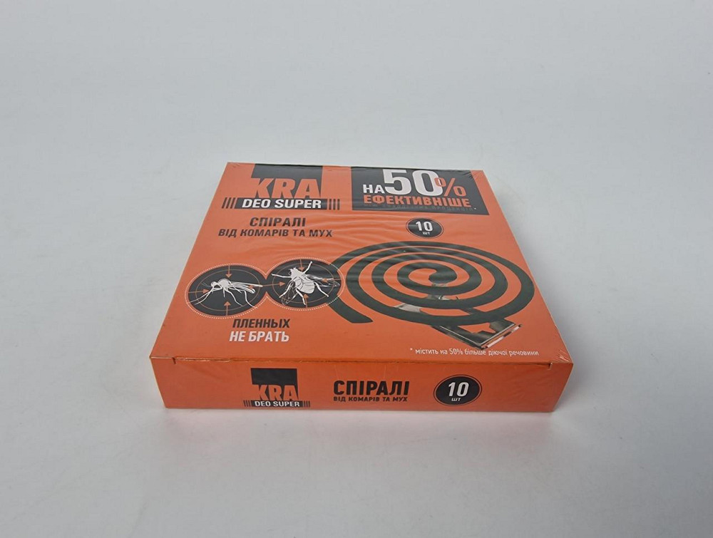 Біозахист спіраль KRA від комарів і мух (1 пачка) Харків - фото 1