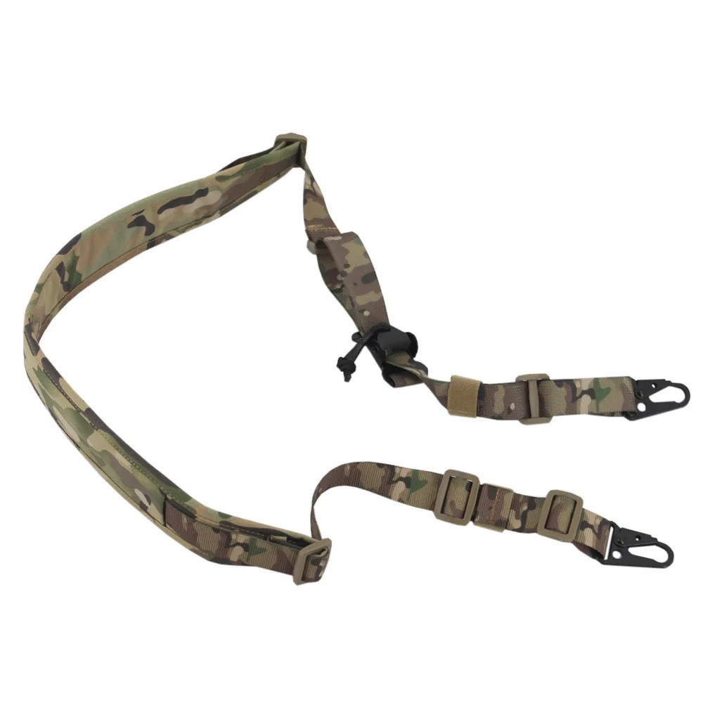 2х двоточковий ремень кордура мультикам з карабіном Одеса - фото 5