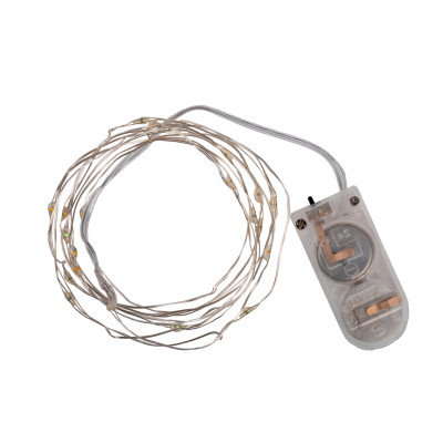 Гірлянда YES! Fun Нитка на мідному дроті 20 LED Різнокольорова 2 м Статична на Батарейках (975022) Вінниця - фото 2