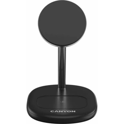 Зарядний пристрій Canyon wireless charger WCS-205 15W Qi2 2in1 Black (CNS-WCS205B) Вінниця - фото 8
