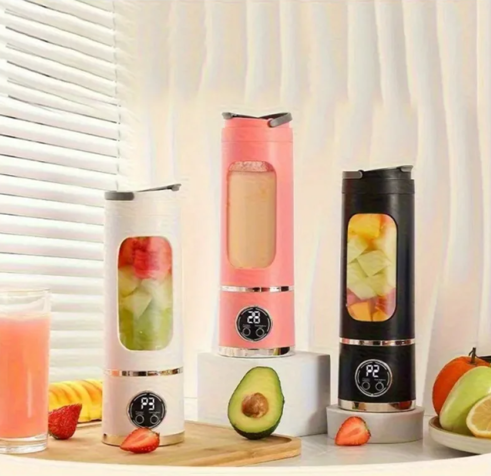 Портативний блендер 450 мл: 3 швидкості, USB-зарядка, 10 лез – свіжі смузі будь-де Одеса - фото 1