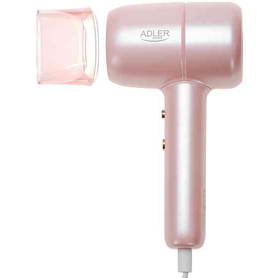 Фен Adler AD 2279p pink 1800Вт/ 2 швидкості/ хол.обдув/ темп.режимів-2/іонізація/ насадки - 1 шт. Вінниця
