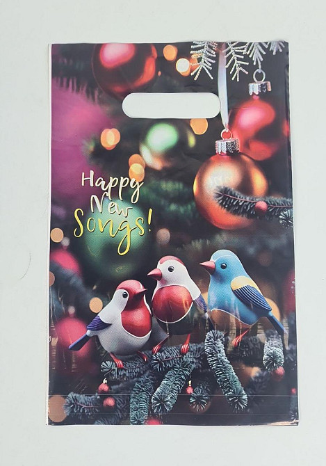 Пакеты с вырубной ручкой (20*30) Н Год 