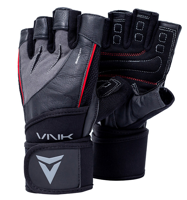 Рукавички для фітнесу VNK SGRIP Grey L Каменское - изображение 1