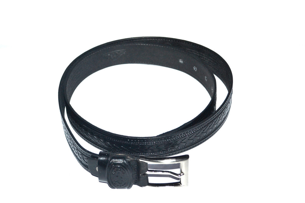 Ремінь підлітковий шкіряний із молінню всередині 960х30мм Одеса - фото 1