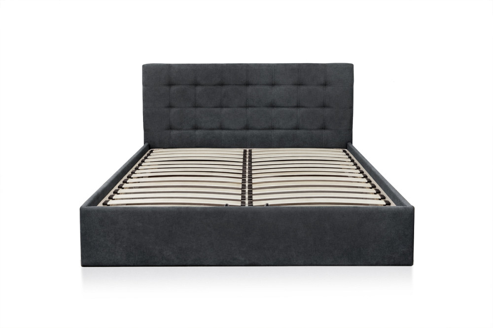 Ліжко Мішель 1600*2000 с п/м Аляска 10 темно-сірий Днепр - изображение 3