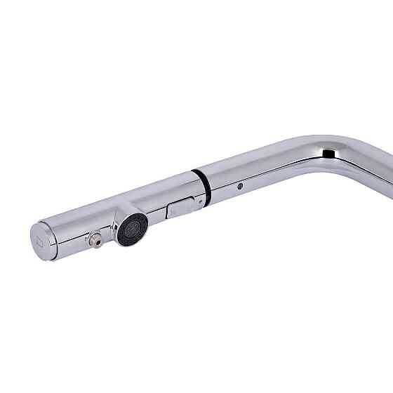 Змішувач для кухні Qtap Rozcesti з висувним виливом з під'єднанням для питної води QTROZ367CRM45941 Chrome Київ