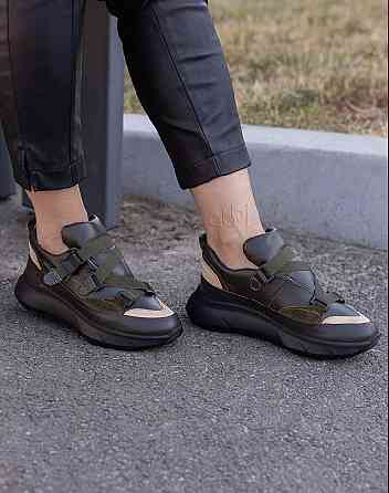 Abbi Кросівки жіночі ABBI хакі натуральна шкіра 38р. (CORI-02 4134) Коломыя