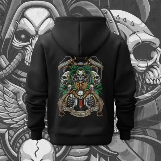 Худі для підлітка хлопчика з принтом WarHammer 40K Capellanu140 Розмір 180 Anime11123 Дніпро