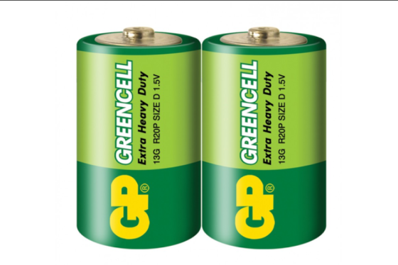 Батарейка бочка GP GREENCELL R20 13A 1.5 V 2 шт. плівка Рівне