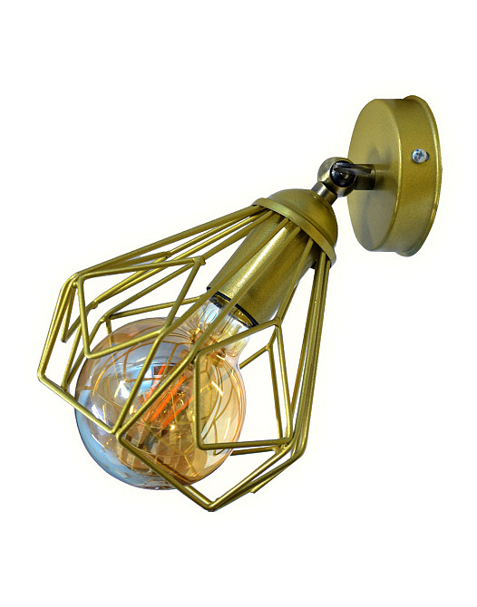 Винтажный светильник лофт на стену Е27 Milan 538-1 G Киев - изображение 3