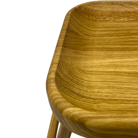 Стіл-таця для сніданку в ліжко дерев'яний, універсальний, дубовий, прямокутний 37х25 см Кам'янець-Подільський