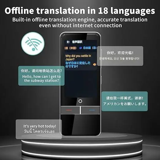 Голосовий перекладач AI Translator F6 Wi-Fi (139 мов) Вінниця