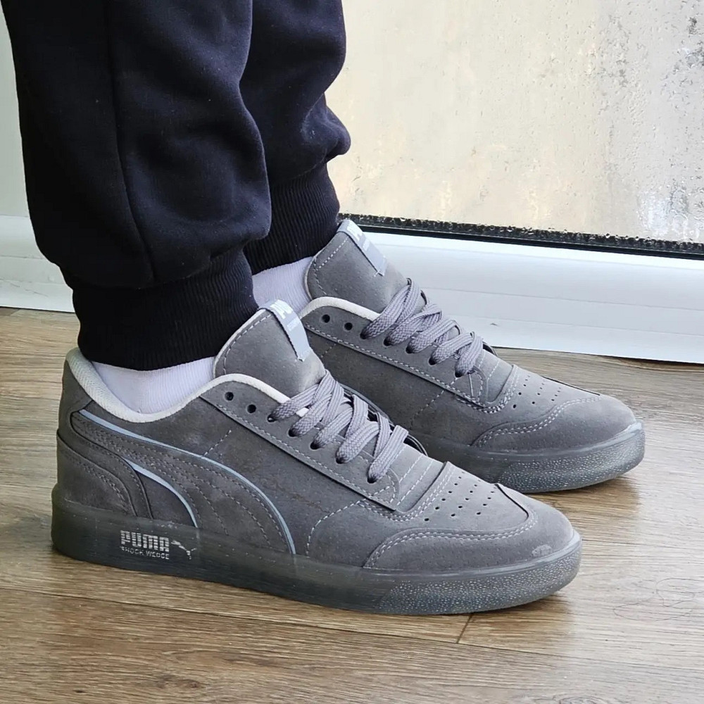 Кроссовки Мужские Puma Серые Замшевые Пума (размеры: 41,43) Днепр - изображение 5