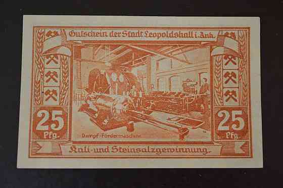 Германия. Нотгельд. 25 Pf 1921 года ( 3 ) Полтава