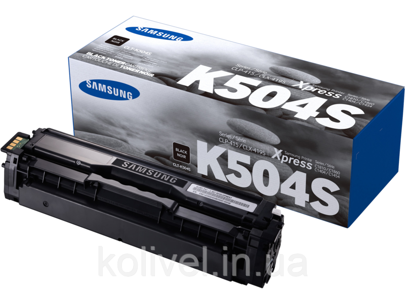 Лазерний картридж Samsung CLT-K504S чорний Київ - фото 1