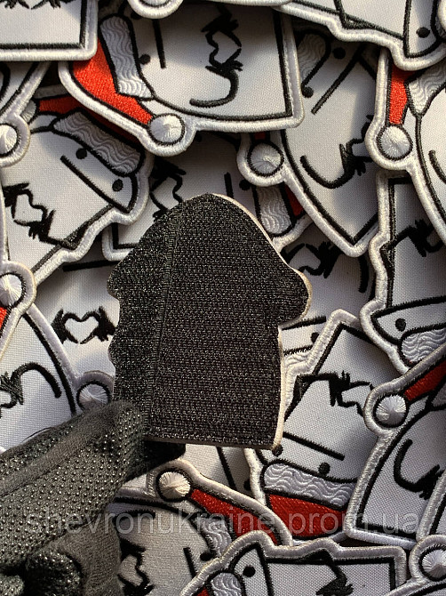 Шеврон Праздничный флорк (Форма контурная. На липучке) Размер 8x6.7см Киев - изображение 7