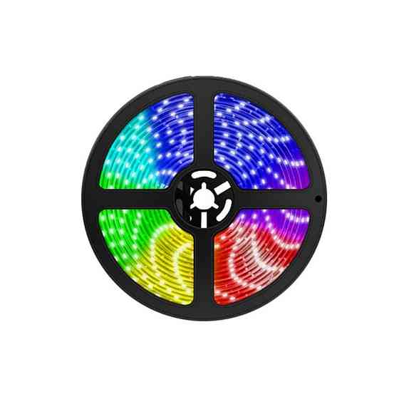 Стрічка на світлодіодах RGB Xtrike Me HT-5050 USB, 5 м, чорна Вінниця