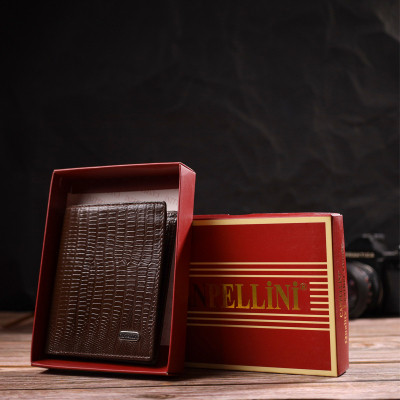 Кошелек Canpellini Из натуральной кожи Коричневый (21927) Винница - изображение 3