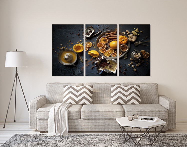 Модульная картина в гостиную / спальню  Цитрусові     ART-086_3A 100х150 см Киев - изображение 2