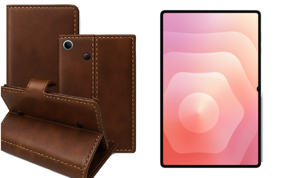 Книжка-трансформер для планшета Samsung Galaxy Tab S9 Fe, Tab S9 Fe Plus 5G, колір Black Buno-Red Київ - фото 1