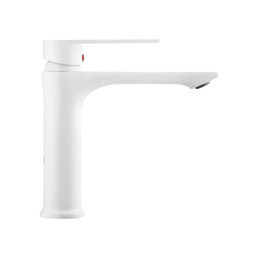 Смеситель для раковины Kroner KRP Jena - W010 белый мат Киев - изображение 6